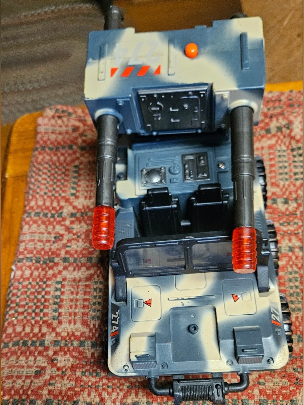 Lanard GI Joe Black Military Jeep Vehicle  - Vintage Marking 1998